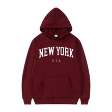 Men Women New York U.S.A City Hoodies 