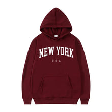 Men Women New York U.S.A City Hoodies 