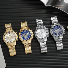 Men's Watch Blue Light Glass Quartz Watch 