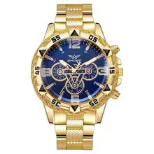 Montre Chronographe Luxe – Cadran Bleu (Copie)