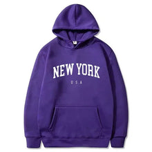 Men Women New York U.S.A City Hoodies 