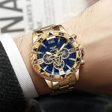 Men's Watch Blue Light Glass Quartz Watch 